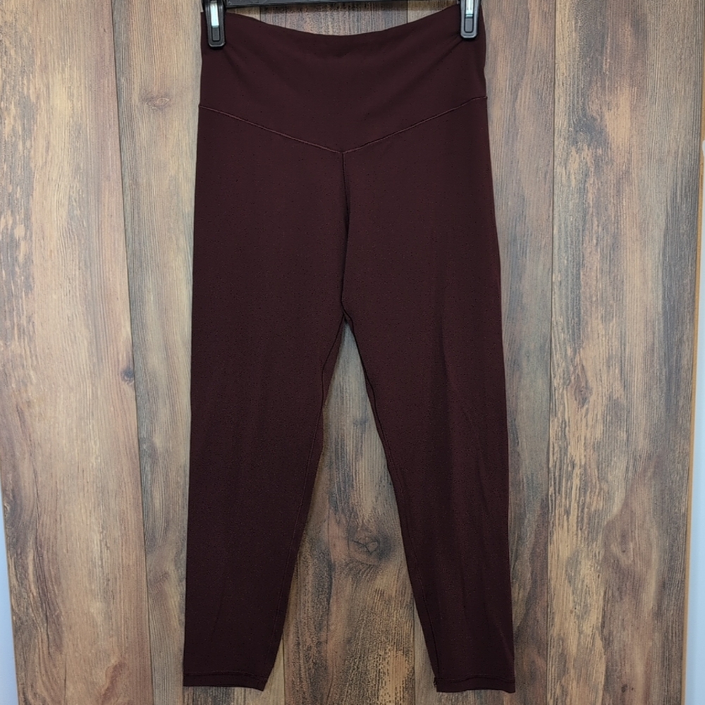 Offline by Aerie Deep Burgundy Leggings XL                        W122